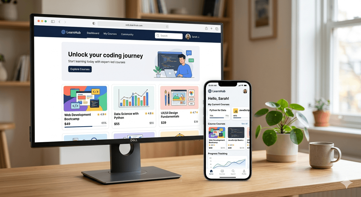 Online Learning Platform (LearnHub)